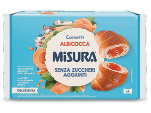 Misura Dolcesenza Cornetti Albicocca Senza Zuccheri Aggiunti 298g