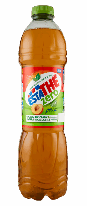 Estathè Limone Zero Bevanda di Thè al Limone Zero Zuccheri con Stevia 1,5L
