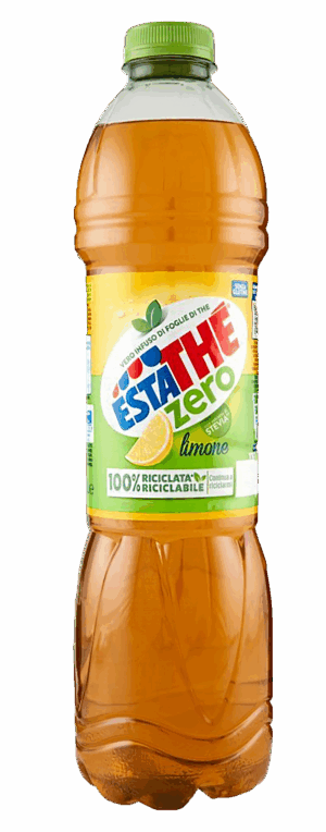 Estathè Limone Zero Bevanda di Thè al Limone Zero Zuccheri con Stevia 1,5L
