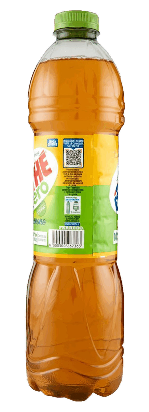 Estathè Limone Zero Bevanda di Thè al Limone Zero Zuccheri con Stevia 1,5L