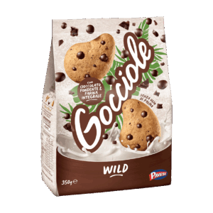 Gocciole Wild Biscotti con Cioccolato Fondente e Farina Integrale 350g