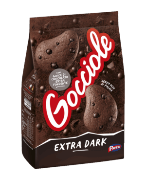 Gocciole Extra Dark Biscotti con Gocce di Cioccolato Extra Fondente 400g