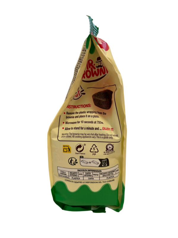 Mr. Brownie Vegan Chocolate Brownies con Gocce di Cioccolato 200g