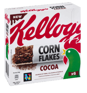 Kellogg's Barrette Corn Flakes al Cacao 144g