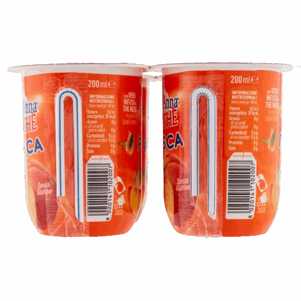 Sant'Anna SanThè Pesca con Vero Infuso di Thè in Acqua Sant'Anna 4x200ml - immagine 4