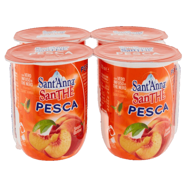 Sant'Anna SanThè Pesca con Vero Infuso di Thè in Acqua Sant'Anna 4x200ml - immagine 6