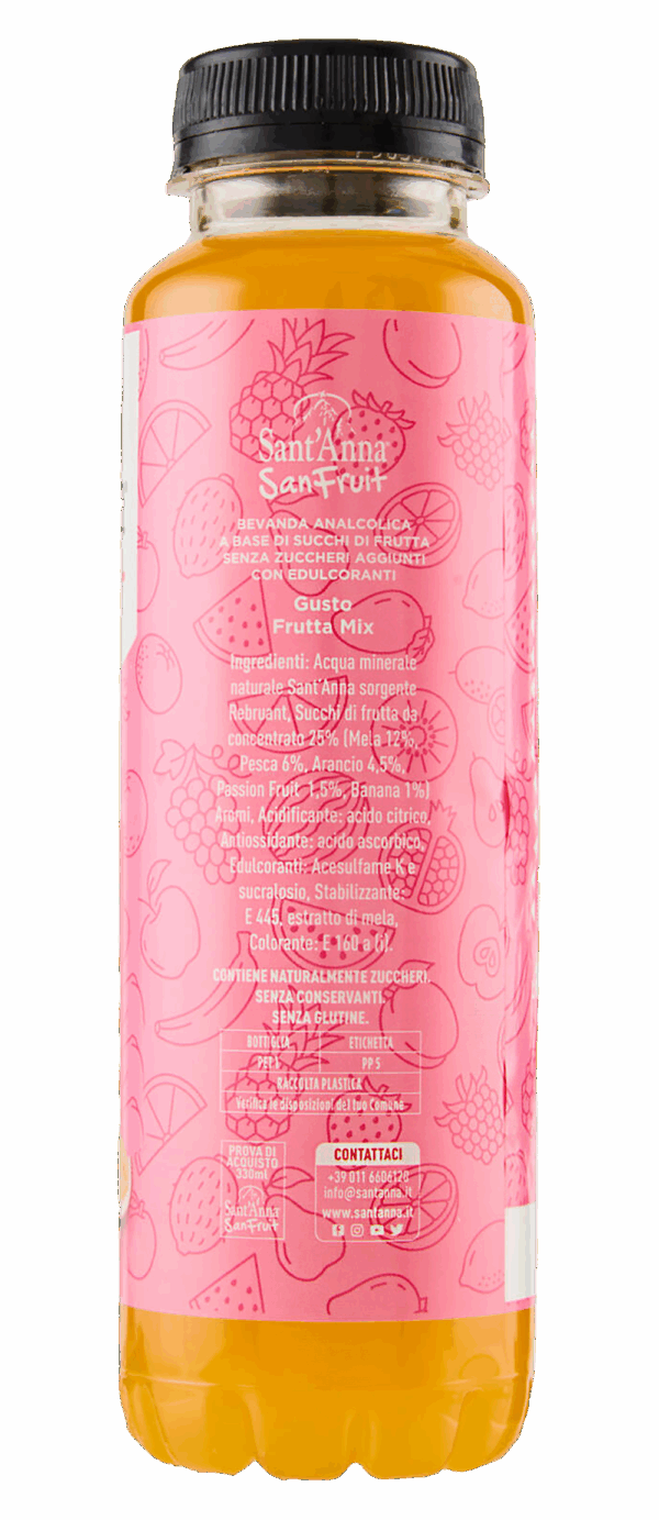 Sant'Anna SanFruit Frutta Mix Senza Zuccheri Aggiunti 330ml - immagine 2