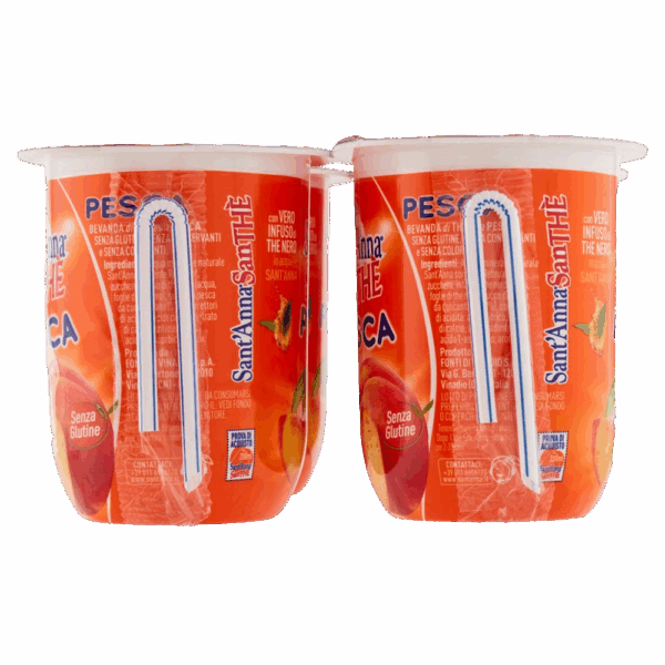 Sant'Anna SanThè Pesca con Vero Infuso di Thè in Acqua Sant'Anna 4x200ml - immagine 3