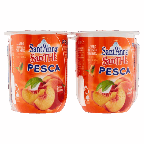 Sant'Anna SanThè Pesca con Vero Infuso di Thè in Acqua Sant'Anna 4x200ml - immagine 5
