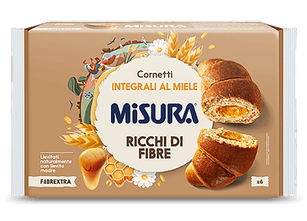 Misura Fibrextra Cornetti Integrali al Miele 308g