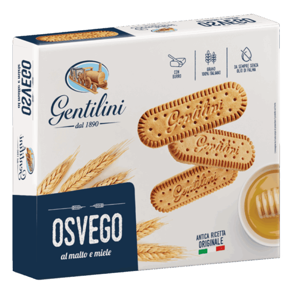 Gentilini Osvego Biscotti al Malto e Miele 500g