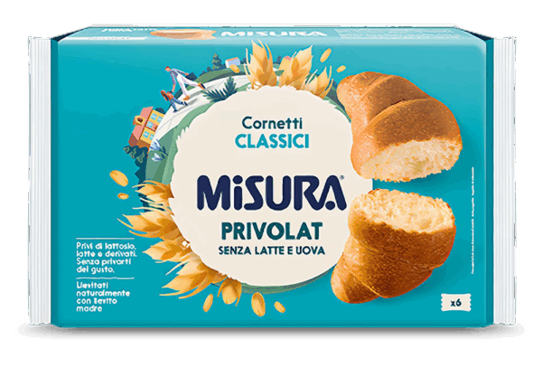 Misura Privolat Cornetti Classici Senza Latte e Uova 246g