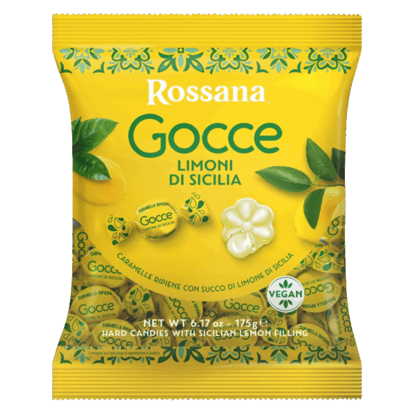 Rossana Caramelle Ripiene Gocce Limoni di Sicilia Senza Glutine 175g