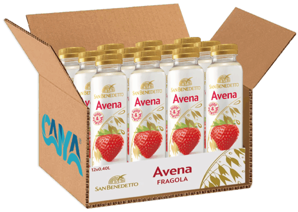 San Benedetto Avena gusto Fragola 400ml box