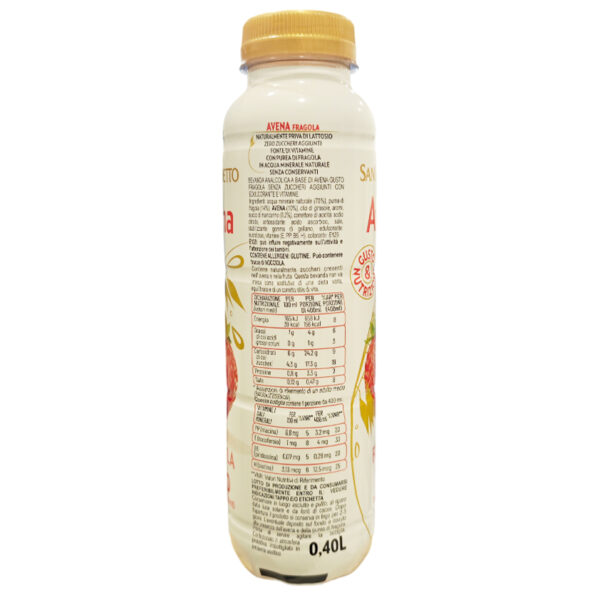 San Benedetto Avena gusto Fragola 400ml retro