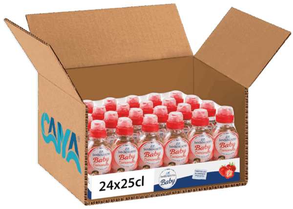 San Benedetto Baby Camomilla Fragola 250ml box