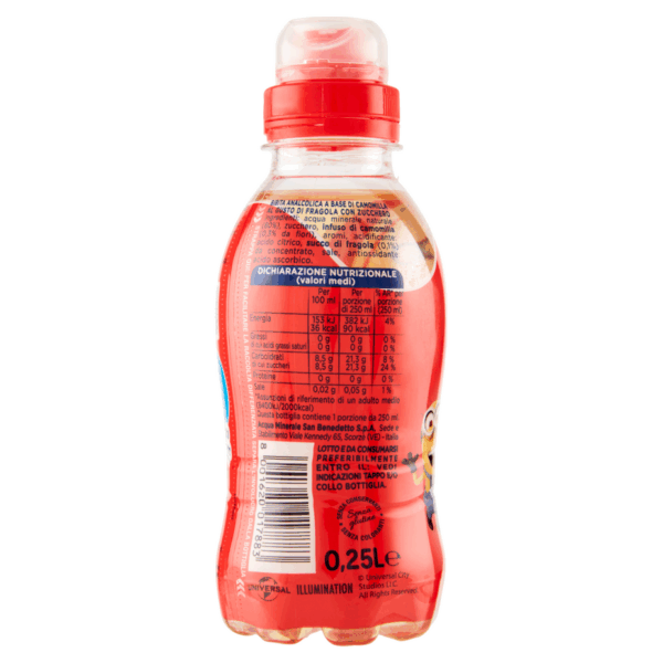 San Benedetto Baby Camomilla Fragola 250ml retro
