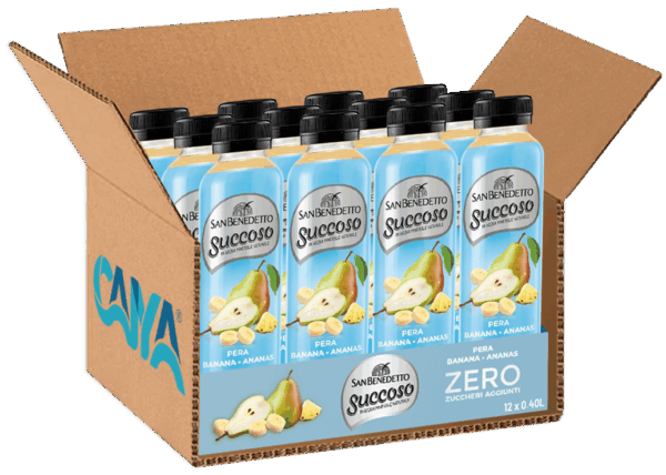San Benedetto Succoso Zero PERA, BANANA e ANANAS 400ml - immagine 6