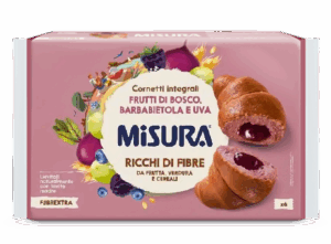 Misura Fibrextra Cornetti Integrali Frutti di Bosco, Barbabietola e Uva 308g