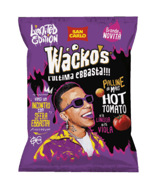 San Carlo Wacko's Palline di Mais Hot Tomato Sfera Ebbasta 50g
