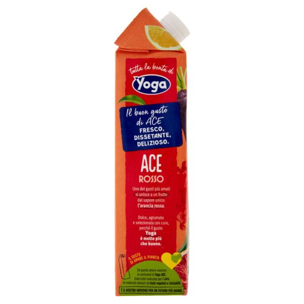 Yoga Ace Rosso Arancia Rossa, Carota e Limone 1L - immagine 3