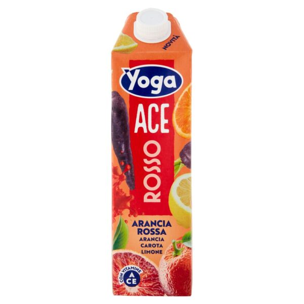 Yoga Ace Rosso Arancia Rossa, Carota e Limone 1L - immagine 6