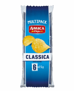 Amica Chips Patatine Classiche Formato Multipack 150g