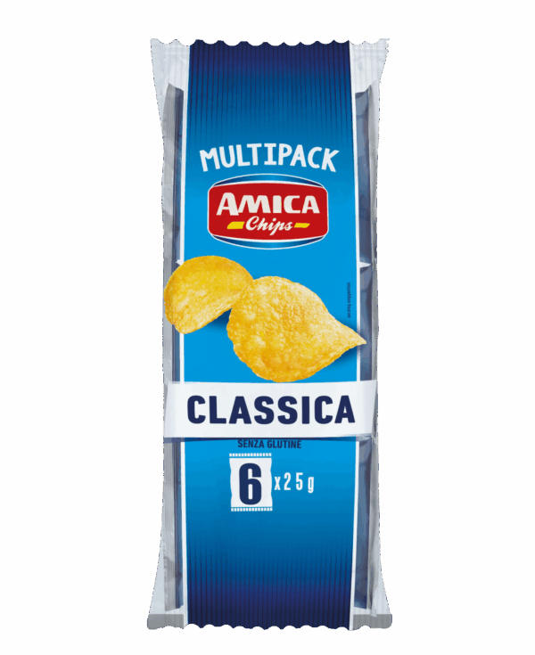 Amica Chips Patatine Classiche Formato Multipack 150g