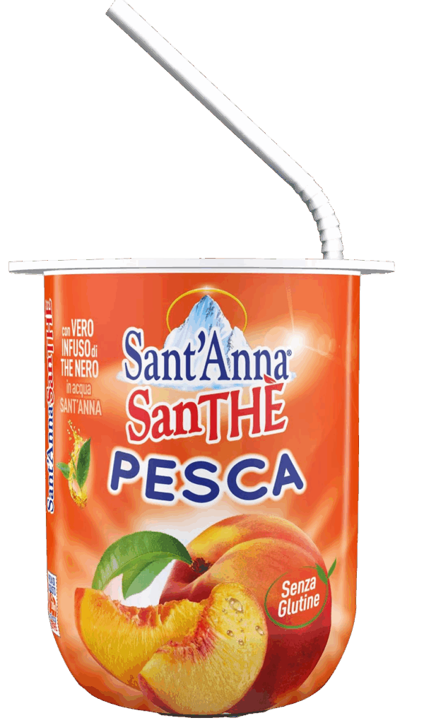 Sant'Anna SanThè Pesca con Vero Infuso di Thè in Acqua Sant'Anna 4x200ml - immagine 2