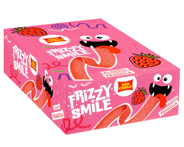 San Carlo Frizzy Smile Gusto Fragola Box 150x8g box