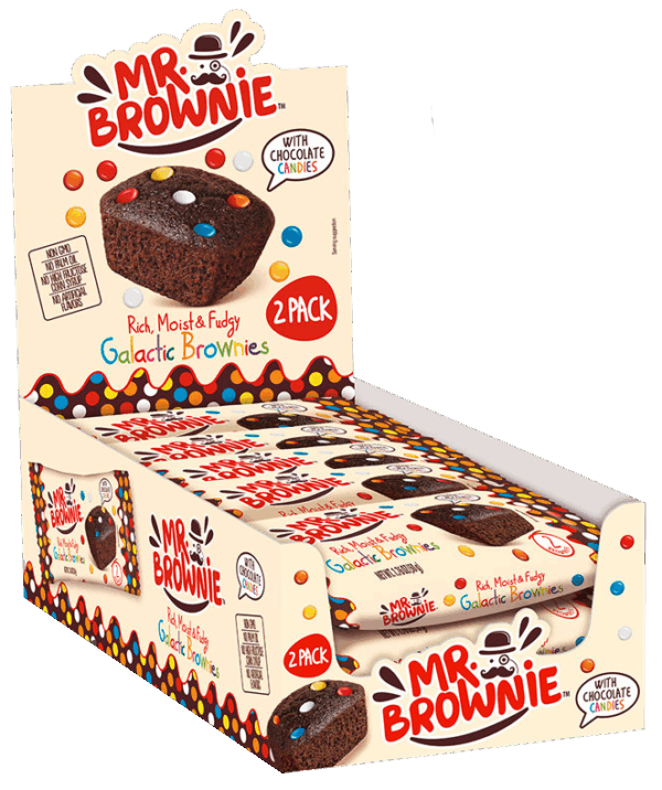 Mr. Brownie Galactic Brownies Showbox 12x50g box