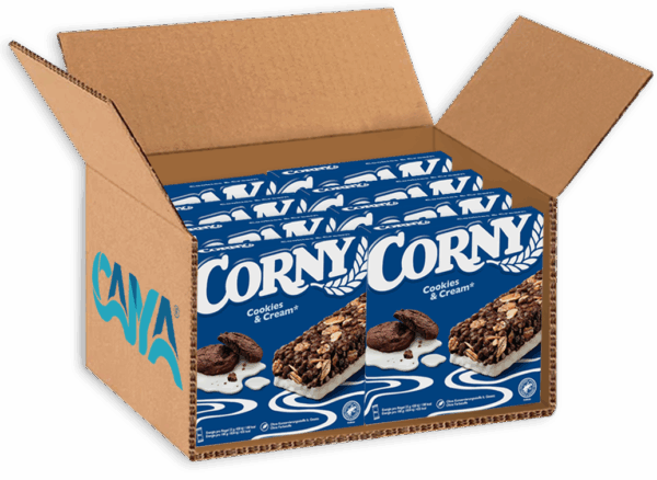 Corny Cookies e Cream Barretta al Biscotto e Panna 138g - immagine 4