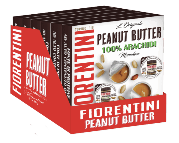 Fiorentini Peanut Butter Crema Spalmabile Monodose Box 6x80g