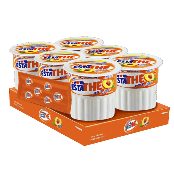 Estathe Thè Pesca in Brick 6x200ml