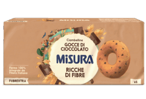 Misura Fibrextra Ciambelline Integrali con Gocce di Cioccolato 230g