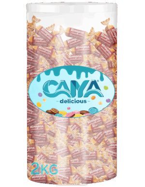 Cilindro Caramelle Rossana Caramello Salato 2kg