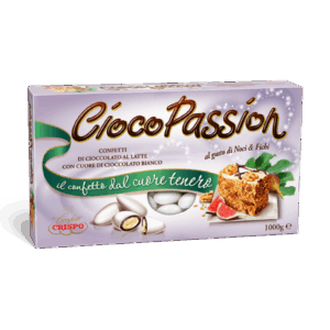Crispo CiocoPassion Confetti Gusto Noci e Fichi con Cioccolato al Latte 1kg