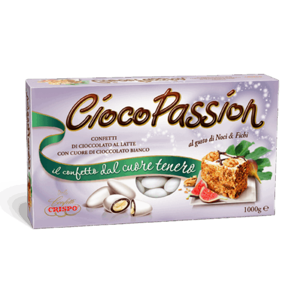 Crispo CiocoPassion Confetti Gusto Noci e Fichi con Cioccolato al Latte 1kg