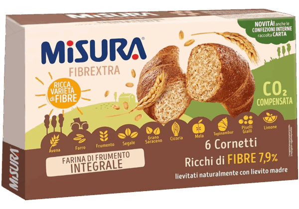 Misura Fibrextra Cornetti Integrali 246g