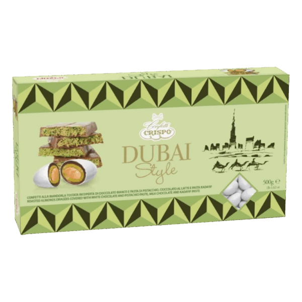 Crispo Dubai Style Confetti alla Mandorla con Pistacchio e Kadayif 500g