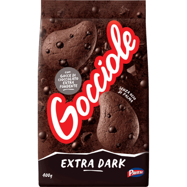 Gocciole Extra Dark Biscotti con Gocce di Cioccolato Extra Fondente 400g - immagine 3