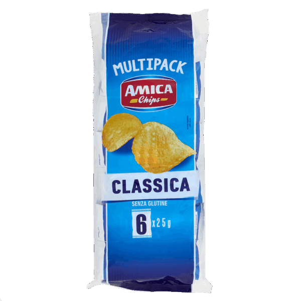 Amica Chips Patatine Classiche Formato Multipack 150g - immagine 2