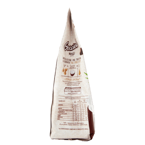Gocciole Wild Biscotti con Cioccolato Fondente e Farina Integrale 350g - immagine 5