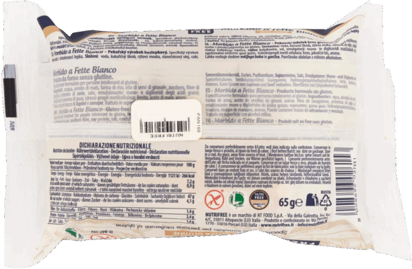 Nutri Free Morbido a Fette Bianco Senza Glutine 65g - immagine 5