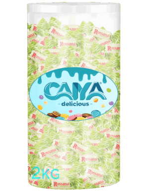 Cilindro Caramelle Rossana Pistacchio 2kg