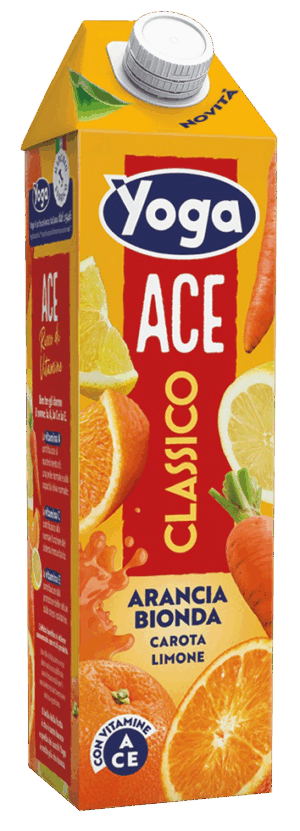 Yoga Ace Classico Arancia Bionda, Carota e Limone 1L