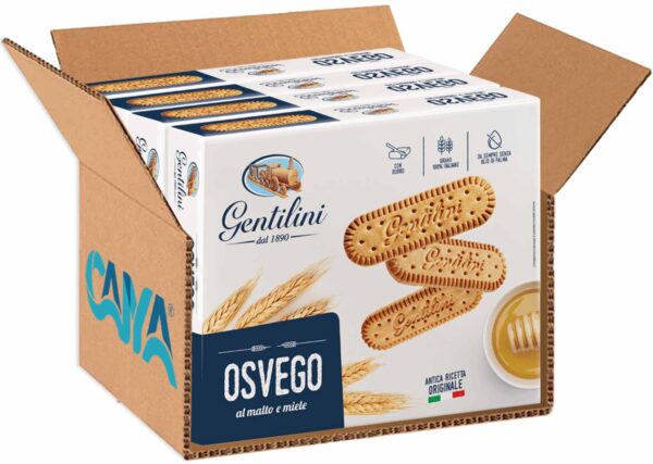 Gentilini Osvego Biscotti al Malto e Miele 1kg - immagine 2