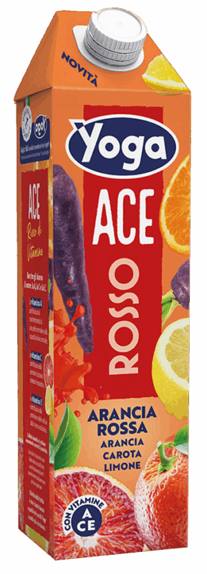 Yoga Ace Rosso Arancia Rossa, Carota e Limone 1L