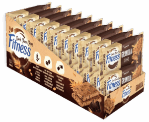 Nestle Fitness Dark Choco Chips Granola Crunchy Box 20x38g