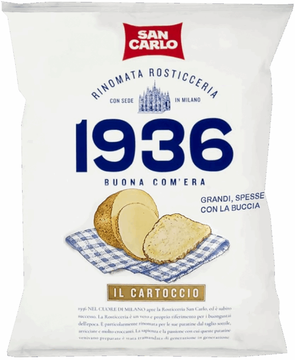 San Carlo 1936 Il Cartoccio Patate Spesse con Buccia 70g